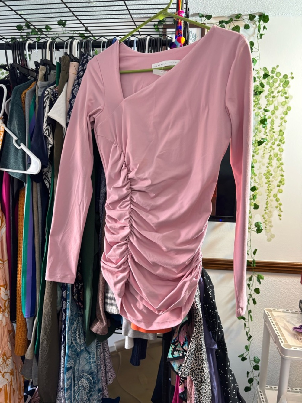 Susana Monaco Pink Mini Dress